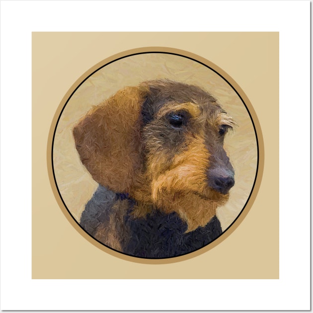 Dachshund (Wirehaired) Wall Art by Alpen Designs